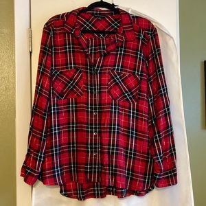 Rock & Republic Buffalo Plaid Button Down